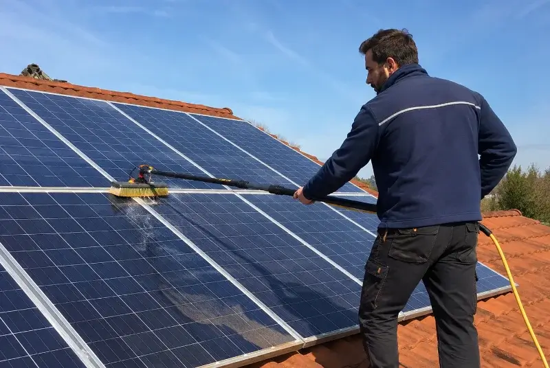 Nettoyage et entretien de panneaux solaires à Nyer